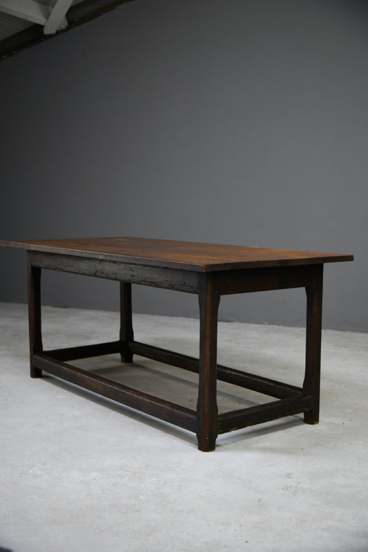 Rustic Oak Refectory Table