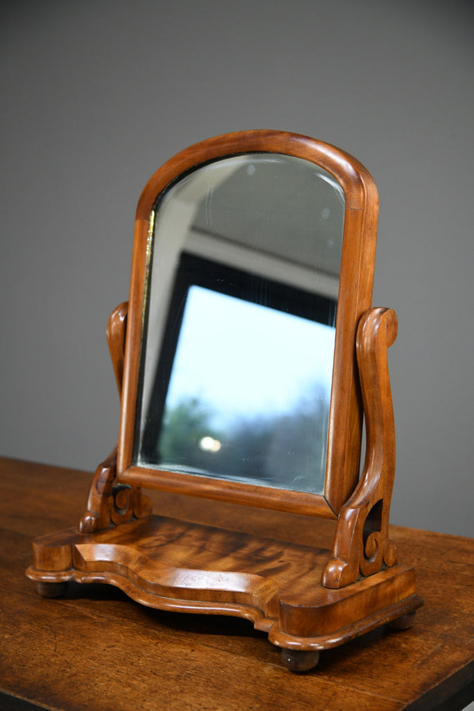 Antique Victorian Mahogany Swing Toilet Bedroom Dressing Table Mirror