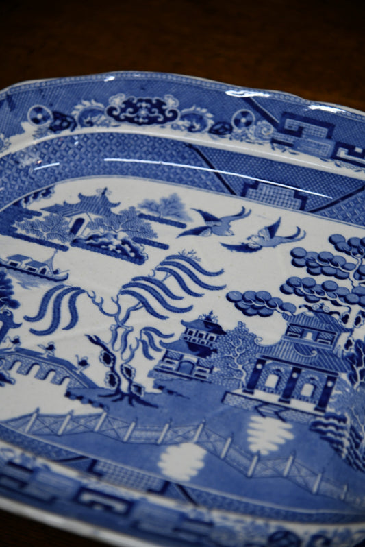 Large Willow Meat Plate