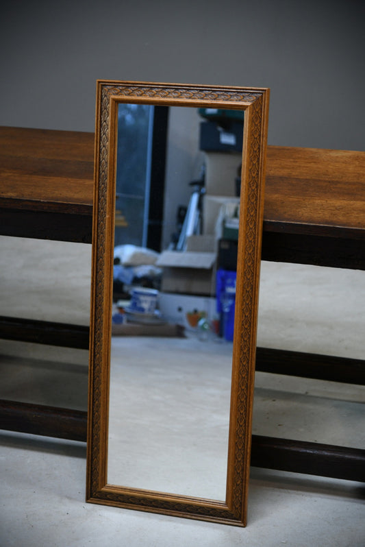 Carved Leaf Frame Wall Mirror