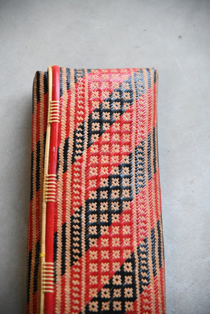 Woven Rattan Clutch Bag