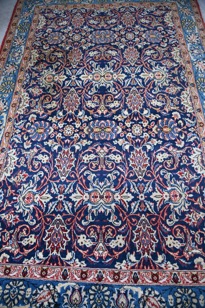 Vintage Persian Eastern Qum Rug