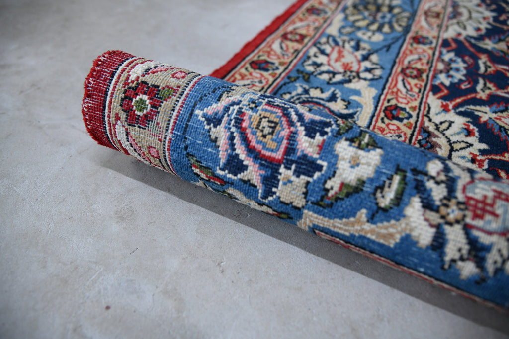 Vintage Persian Eastern Qum Rug