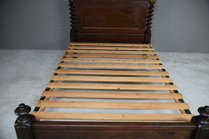 Antique Mahogany Double Bed Frame