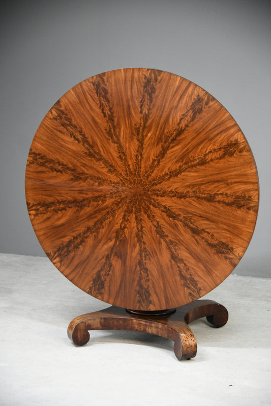 Antique Mahogany Tilt Top Table
