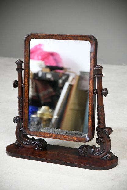 Antique Mahogany Toilet Swing Dressing Table Mirror