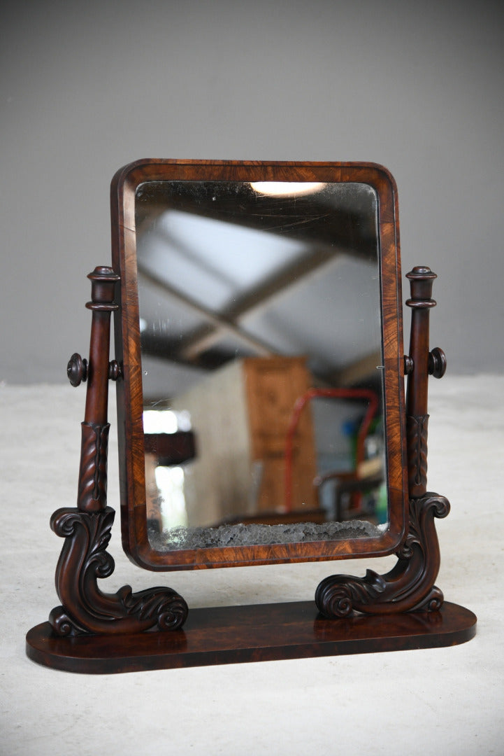 Antique Mahogany Toilet Swing Dressing Table Mirror