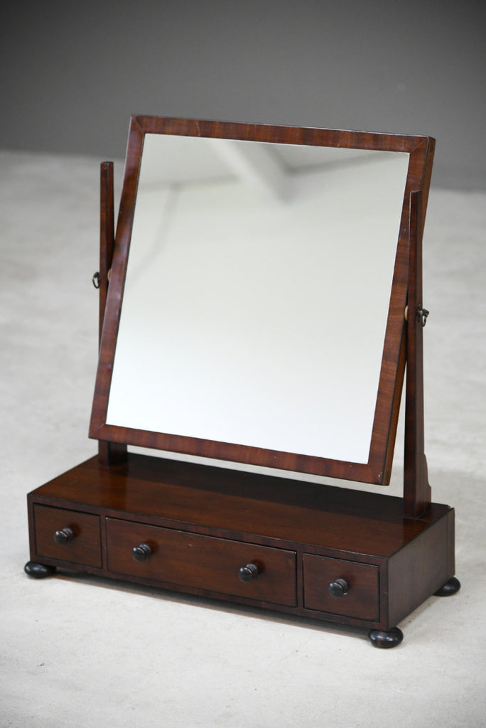 Antique Mahogany Dressing Table Swing Mirror