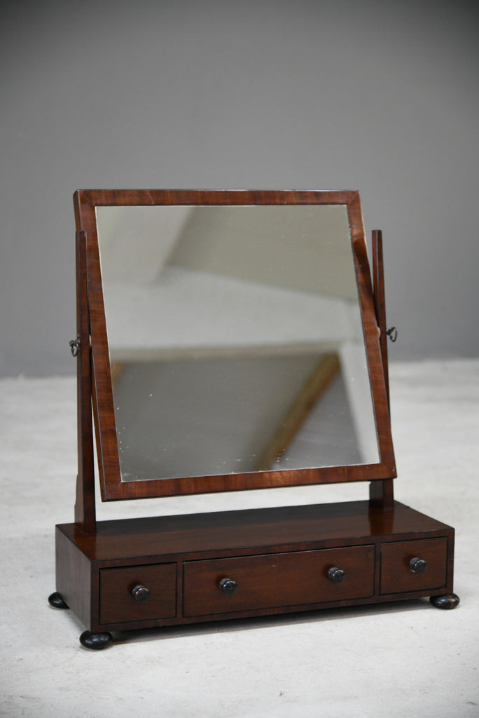 Antique Mahogany Dressing Table Swing Mirror