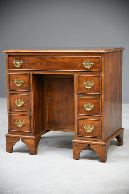 Georgian Style Yew Wood Desk