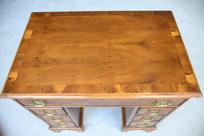 Georgian Style Yew Wood Desk