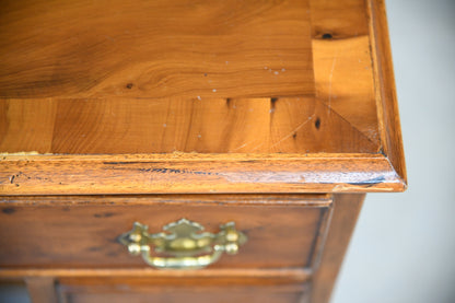 Georgian Style Yew Wood Desk