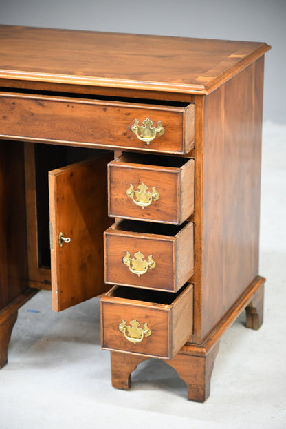 Georgian Style Yew Wood Desk