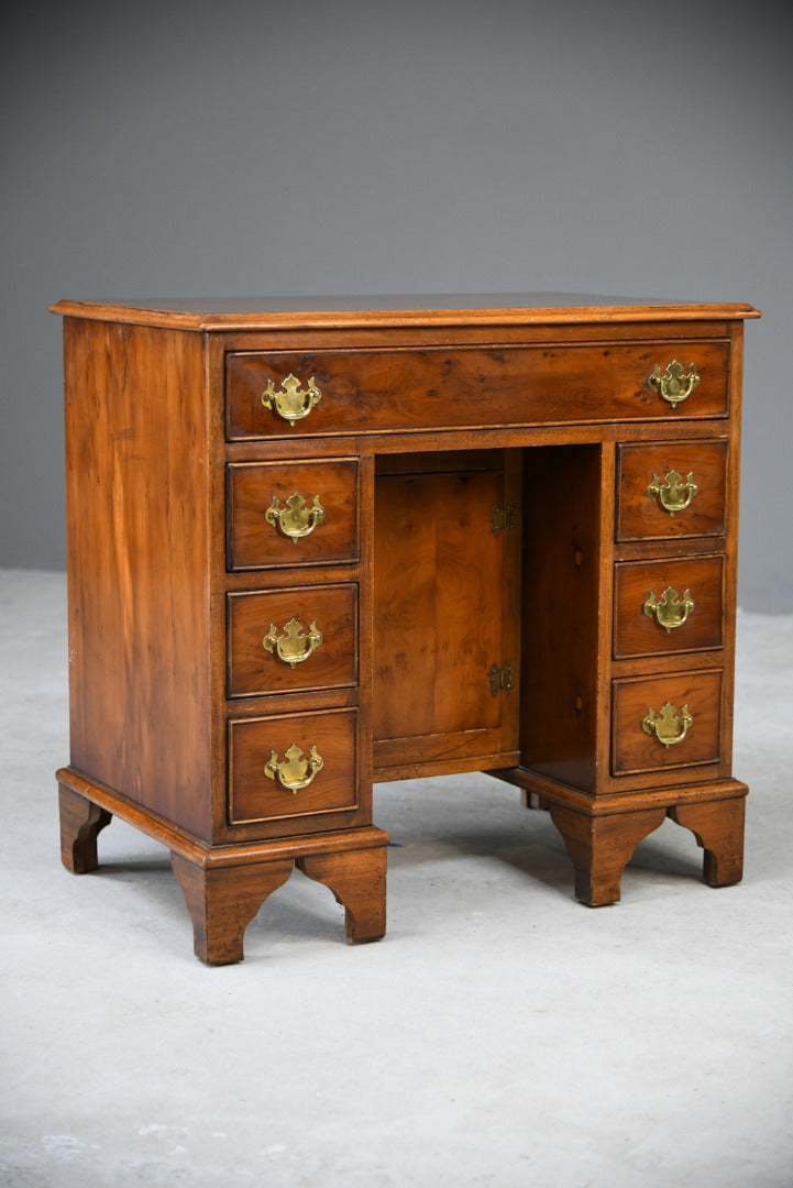 Georgian Style Yew Wood Desk