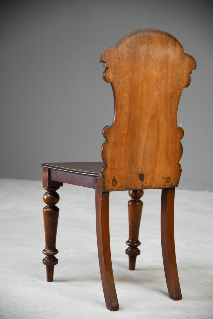 Single Mahogany Hall Chair