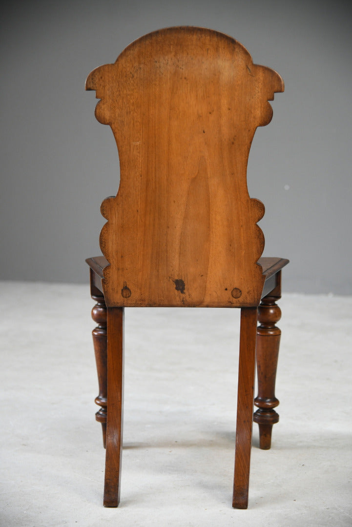 Single Mahogany Hall Chair