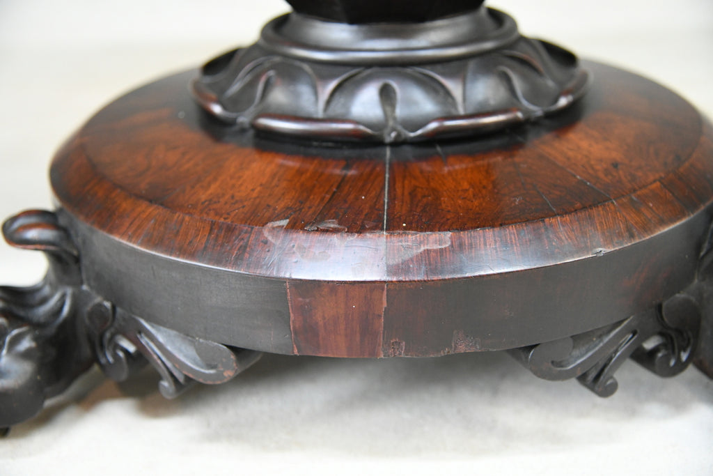 William IV Rosewood Games Table