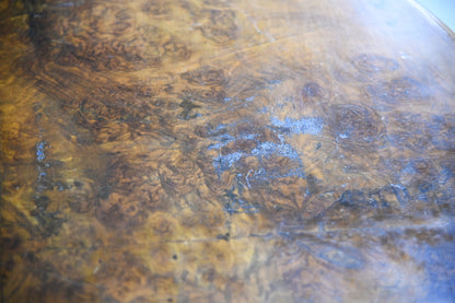 Antique Victorian Burr Walnut Tilt Top Table