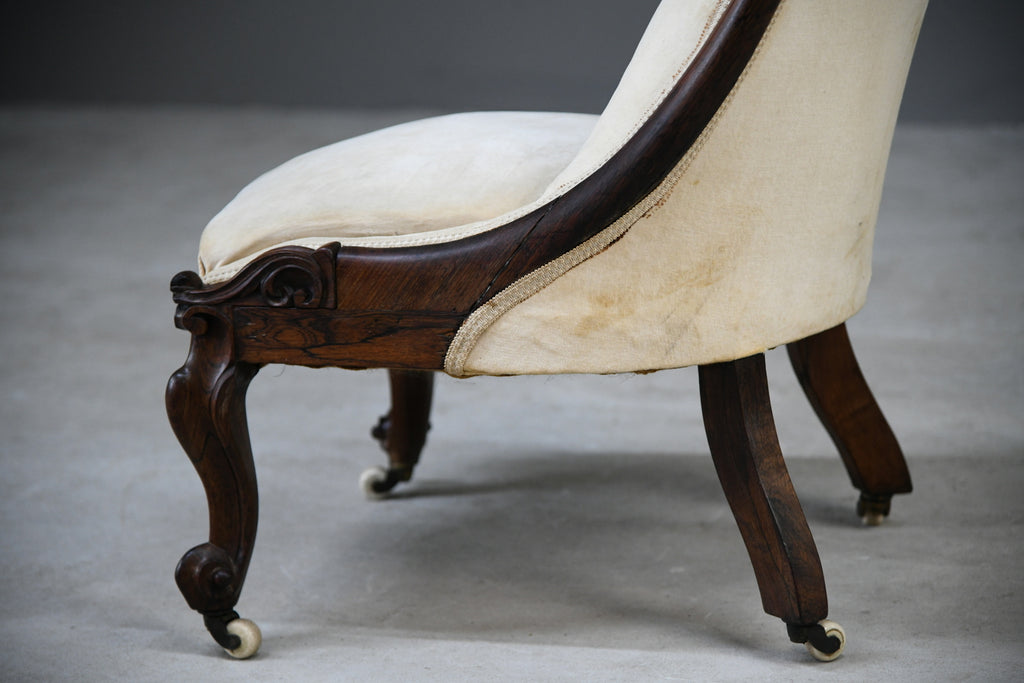 Antique Rosewood Armchair