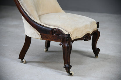 Antique Rosewood Armchair