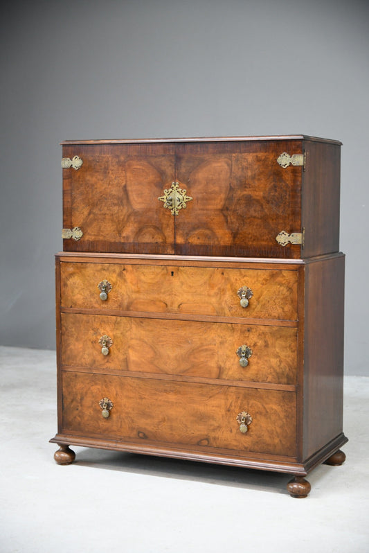 Waring & Gillows Walnut Linen Cupboard