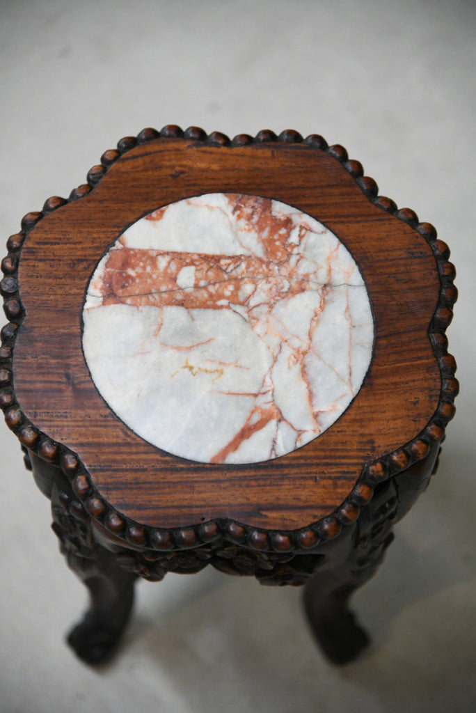 Oriental Marble Top Stand