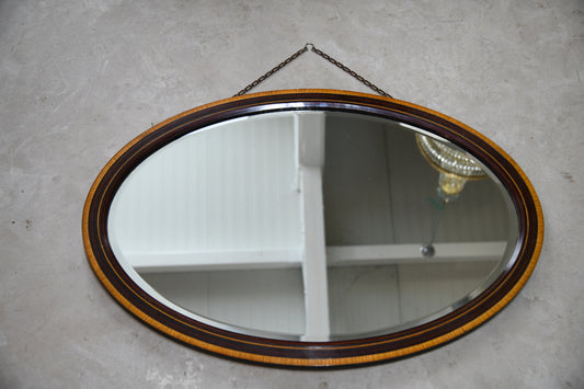 Vintage Oval Wall Mirror