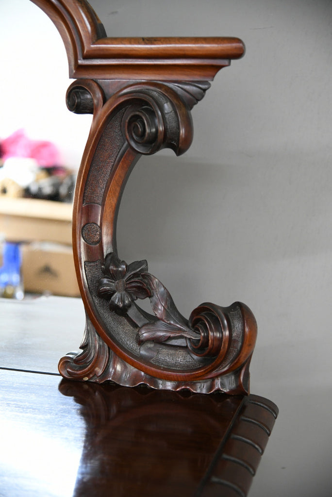 Victorian Mahogany Twin Pedestal Sideboard