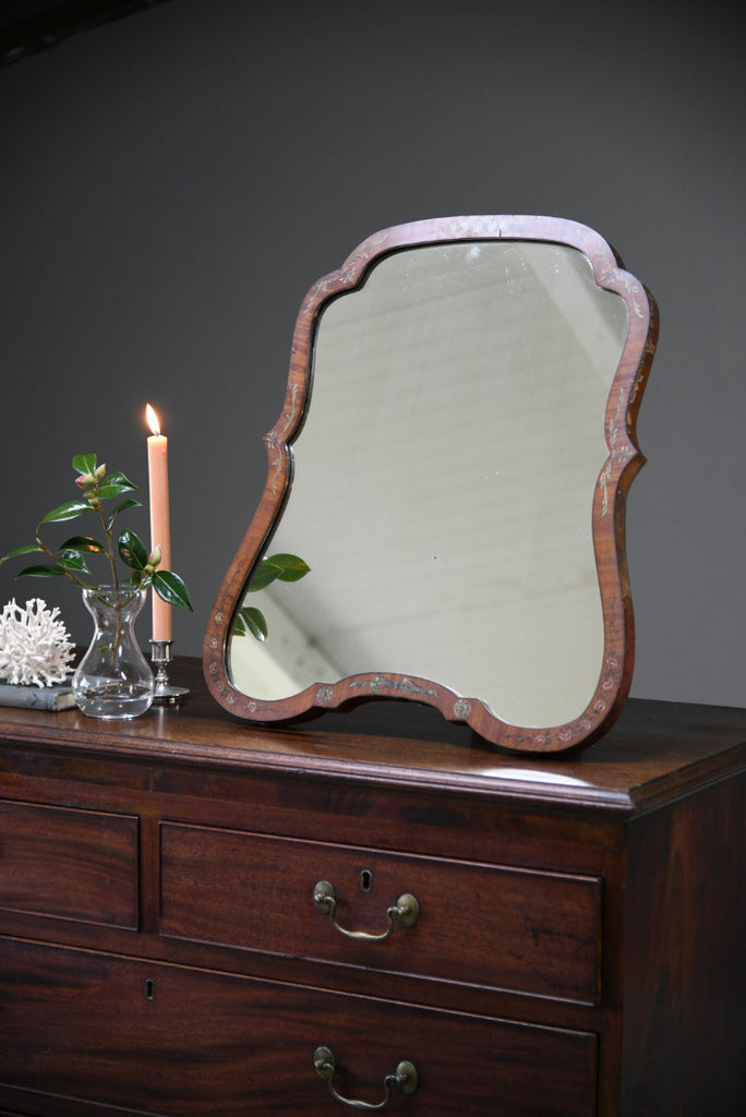 Hand Painted Floral Easel Mirror