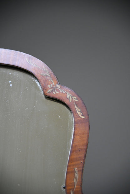 Hand Painted Floral Easel Mirror