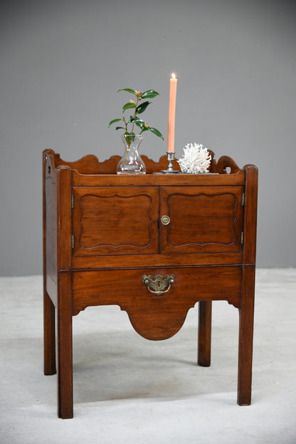 Georgian Mahogany Bedside Table Commode