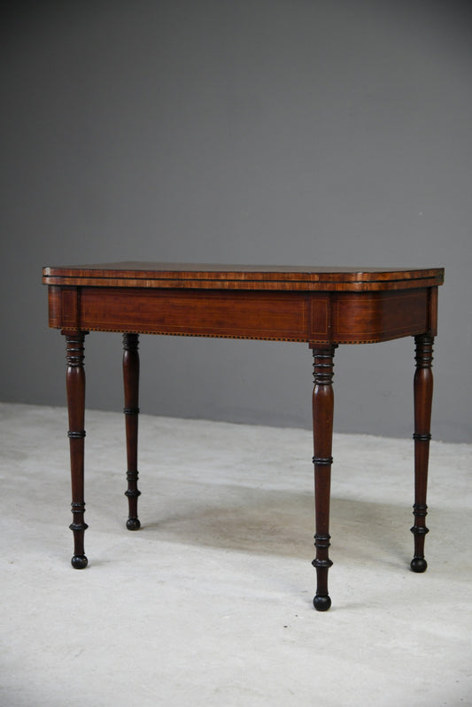 Antique Georgian Mahogany Card Table