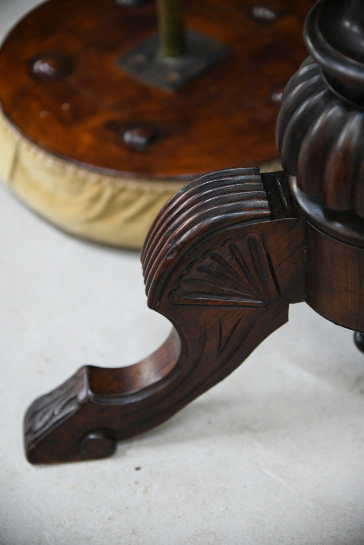 Rosewood Piano Stool