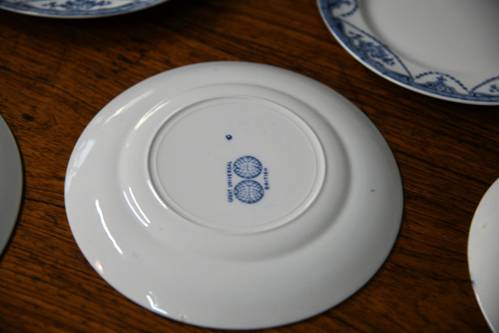 Great Universal Blue & White Plates