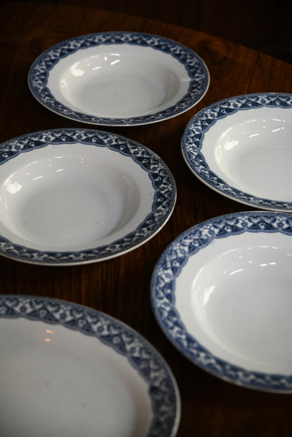 4 Vintage Empire Ware Bowls & Oval Plate