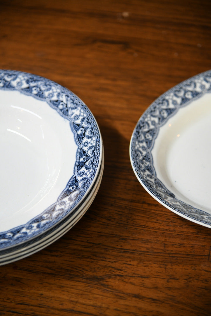 4 Vintage Empire Ware Bowls & Oval Plate