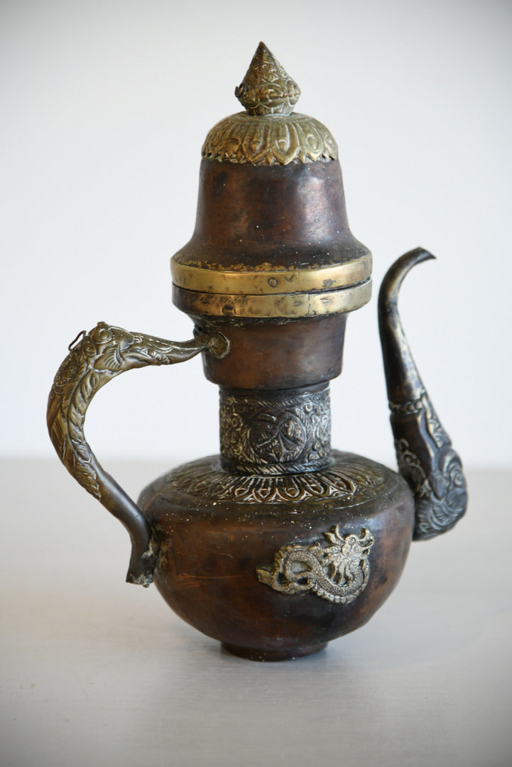 Copper Eastern Decorative Tibetan Ewer Pot