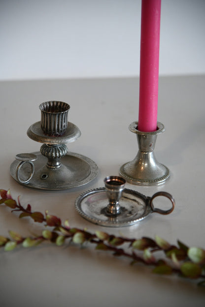 3 Vintage Candle Holder