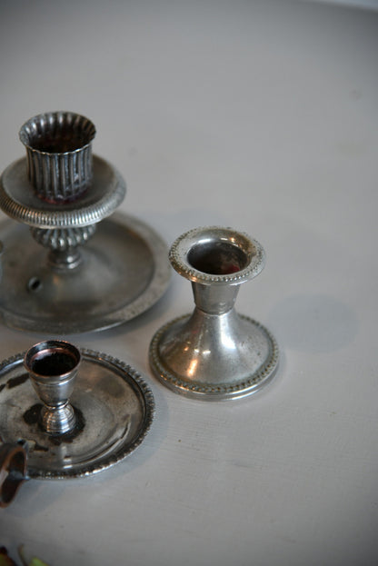 3 Vintage Candle Holder