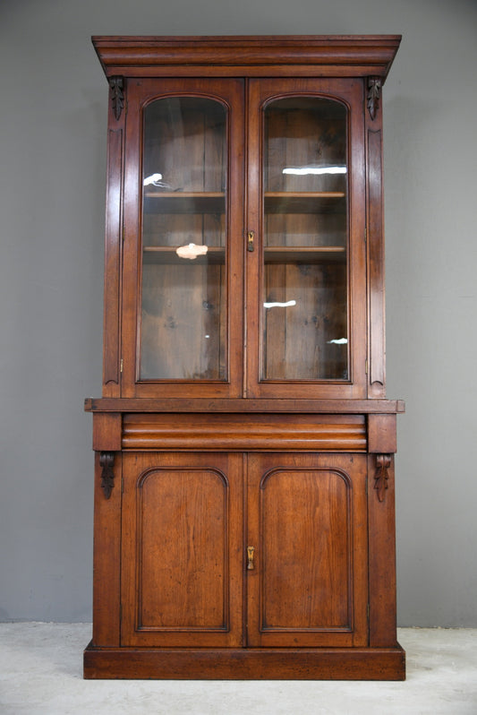 Victorian Glazed Bookcase