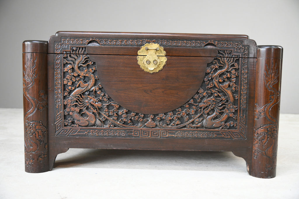 Eastern Carved Camphor Chest