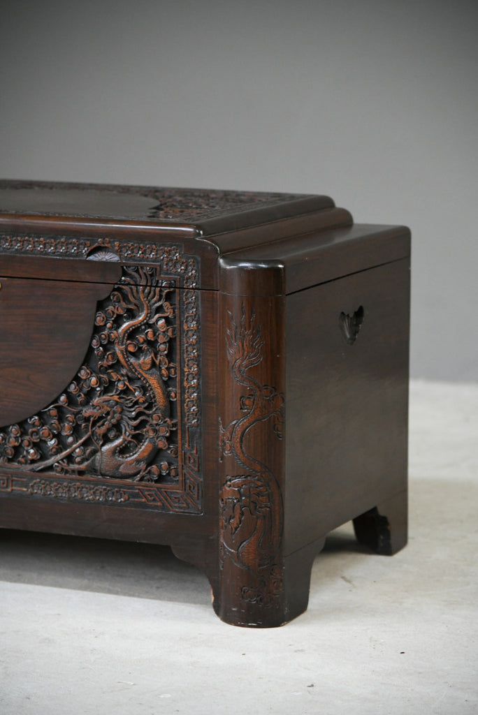 Eastern Carved Camphor Chest