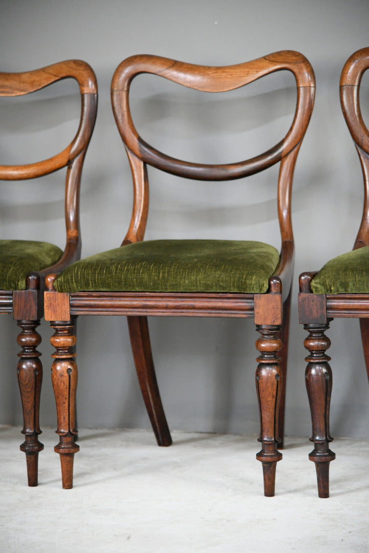 6 Harlequin Victorian Rosewood Dining Chairs