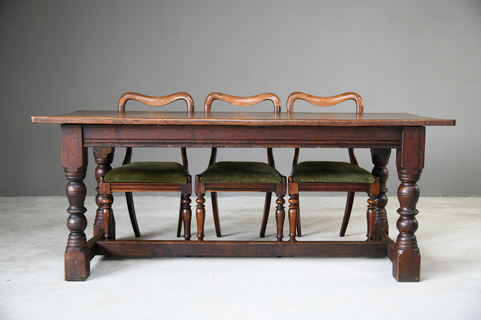 17th Century Style Oak Refectory Dining Kitchen Rustic Country Table