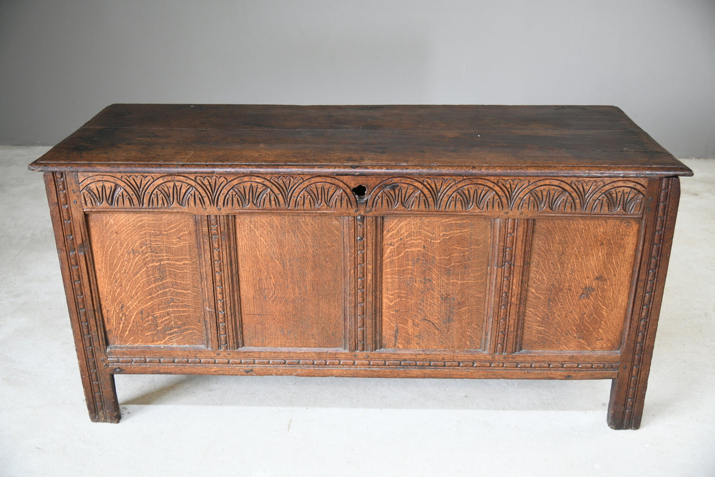 Antique English Oak Coffer