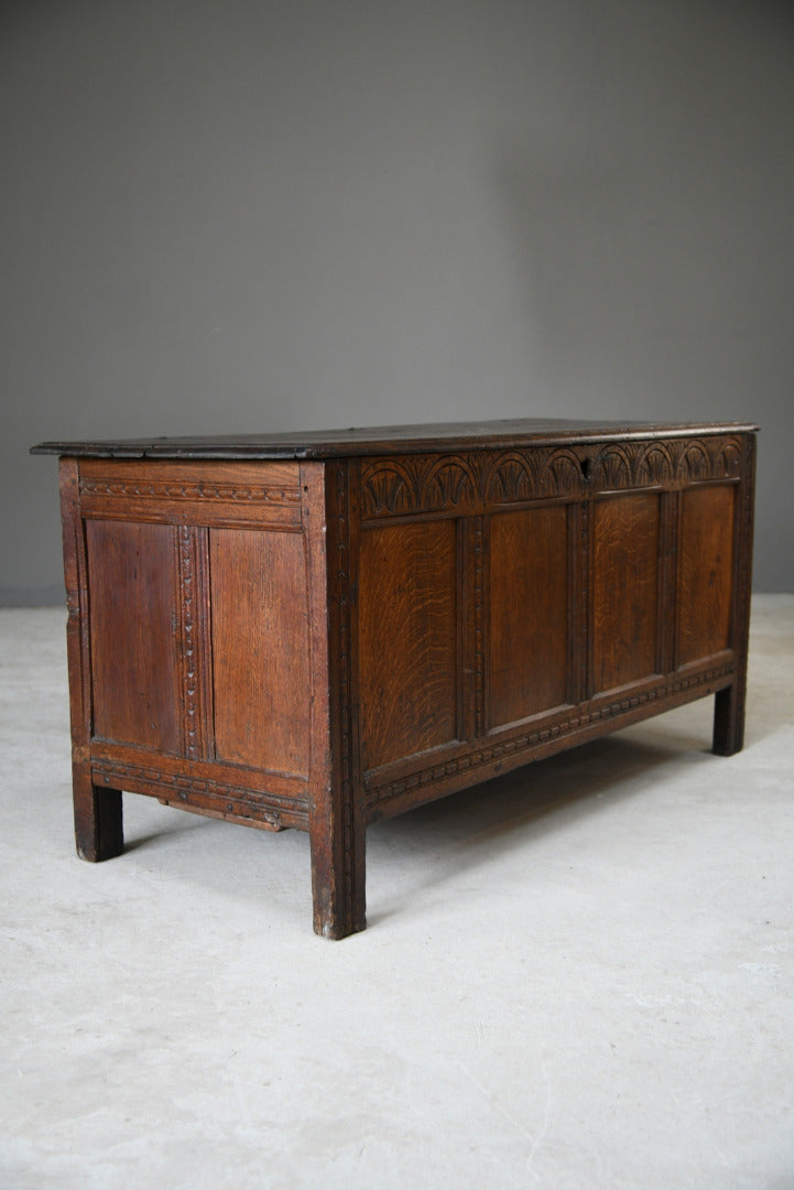 Antique English Oak Coffer