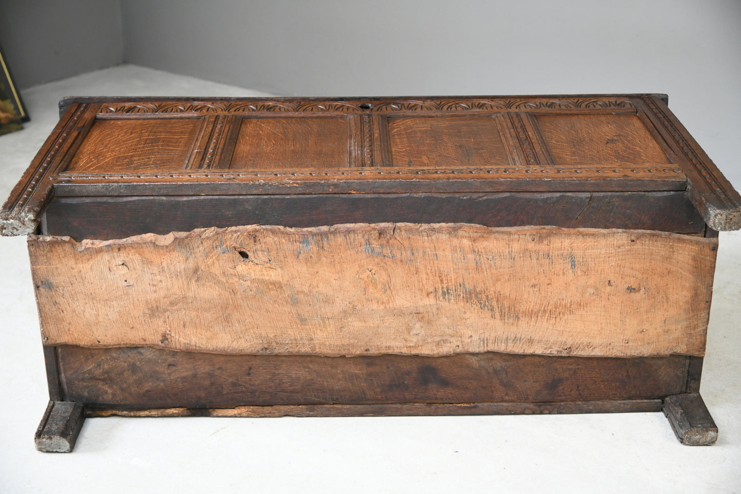 Antique English Oak Coffer