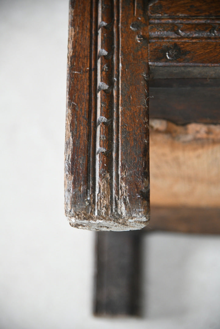 Antique English Oak Coffer