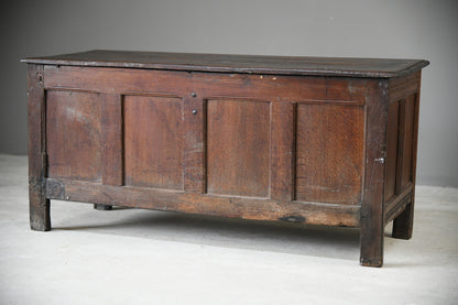 Antique English Oak Coffer