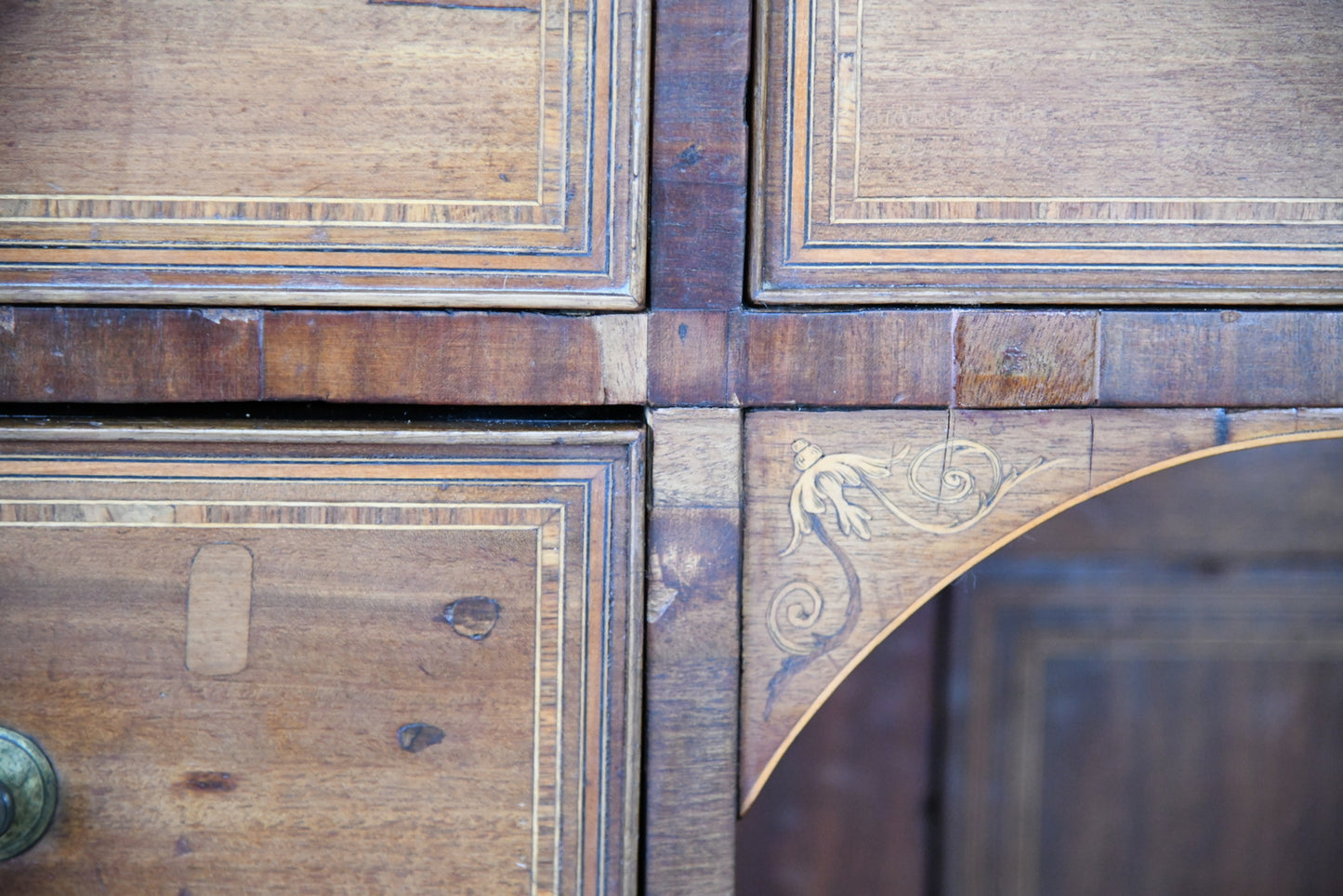 Georgian Inlaid Writing Desk